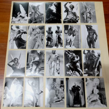 Lotto 20 Foto Artistiche in Bianco e Nero 10x15 di opere del Louvre Parigi