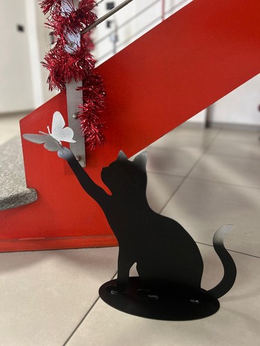 Sagoma gatto che gioca con - gatto,
