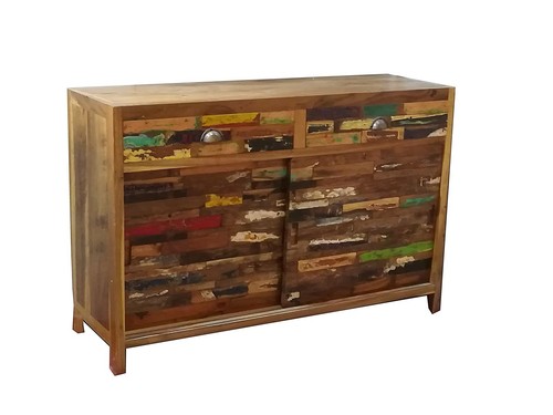 Credenza industrial legno - credenza,