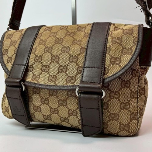 Gucci borsa messenger tela - gg,