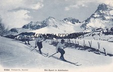 Svizzera:  ADELBODEN- Ski-Sport  fototipie Co. Neuchatel 9364