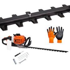 Tagliasiepi a scoppio 2 tempi doppia lama da 60 cm manico rotante articolato