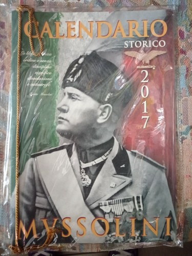 Calendario storico mussolini - calendario,