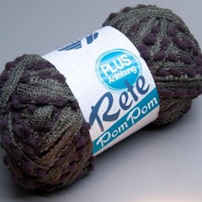 Lana Grossa Rete Pompom 014 Olivgrau-Flint 100g Lana