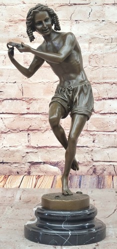 Statua scultura bronzo firmata - statua,