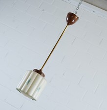 elegante plafoniera lampada a sospensione asta lampada art dèco anni 20 - 30