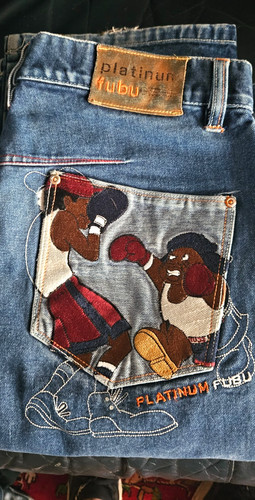 Jeans fubu platinum fat albert - platinum,