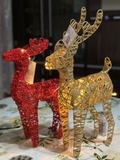 Renne Natalizie Con Luci