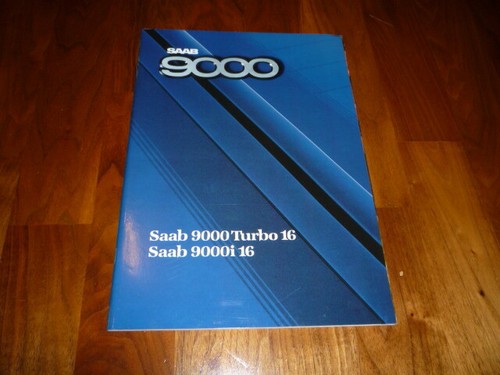 Brochure saab 9000 - saab, turbo