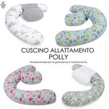 Cuscino gravidanza allattamento sfoderabile  supporto lombare con fiocco ovatta