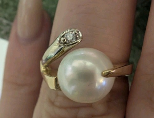 Anello con perle oro kt - in,
