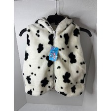Kids cow costume vest hoodie - kids,