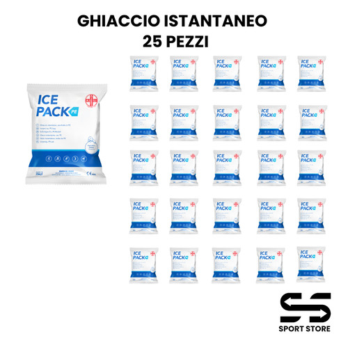 Ghiaccio istantaneo 25 pezzi - ghiaccio, |