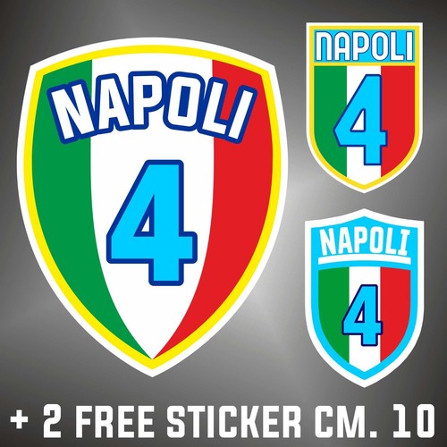 Adesivo scudetto napoli - adesivo,