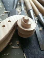 Guarneri del Gesù europeo 4/4 acero violino Manico Ricciolo Manico Tastiera