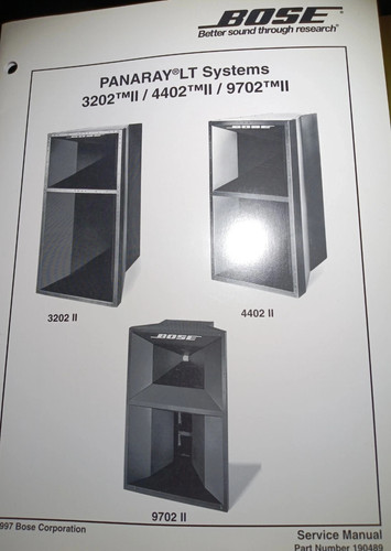 Bose panaray 3202 4402 - bose,