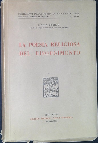 Poesia religiosa del - la,