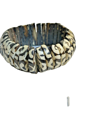 Bracciale elastico africano - ,