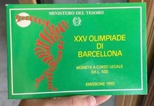 500 LIRE 1992 XXV OLIMPIADE DI
