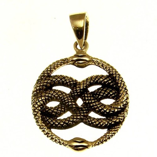 Ciondolo serpente auryn bronzo - ciondolo,