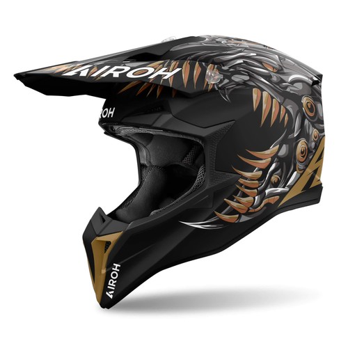 Casco motocross airoh wraaap - motocross,