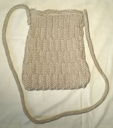Crochet macrane handbag for - of,