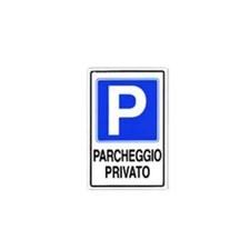 Cartello parcheggio privato