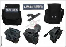 Borsetto Tasca Multiuso per Cinturone MHF Nero Black Guardia Giurata GPG IPS 