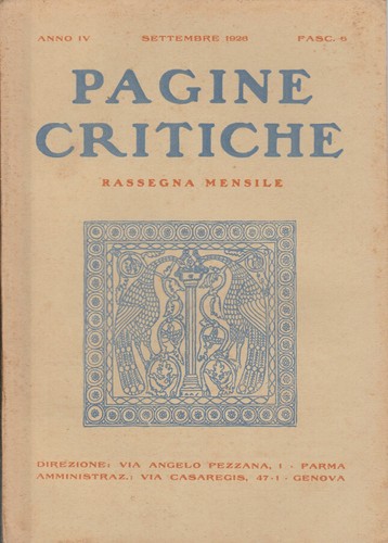 Pagine critiche anno 6 - anno,