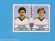 PANINI CALCIATORI 1980/81-Figurina n.362- ROCCOTELLI+BOZZI - CESENA -Rec