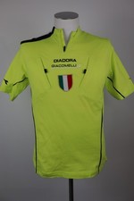 DIADORA GIACOMELLI ITALIA MAGLIA CALCIO ARBITRO UOMO M SOCCER MAN JERSEY VINTAGE