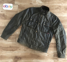 Giacca Belstaff RACEMASTER 1981, cotone cerato, oliva scuro, taglia L