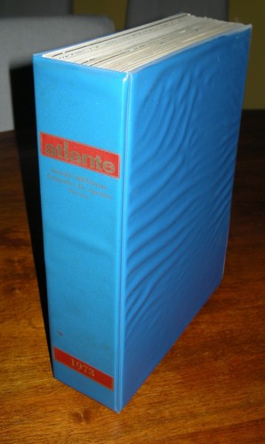 Rivista atlante 1973 annata - "atlante",