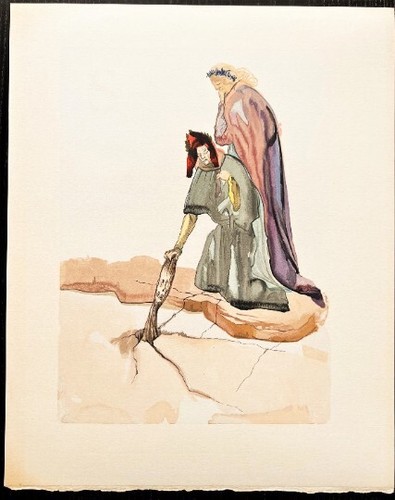 Salvador dalì xilografia - dalì,