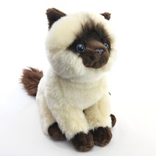 Peluche gatto siamese seduto