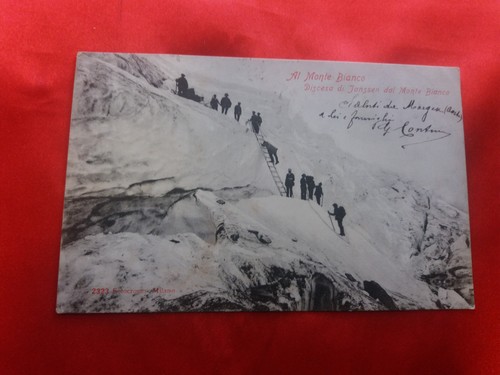 Cartolina 1902 al monte - -,