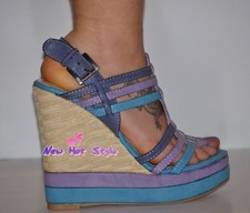 ZEPPE BICOLORE BLU E LILLA