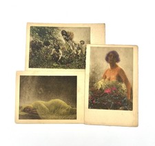 XIII Esposiz. Venezia 1932 cartoline Nomellini Reviglione De Sanctis