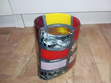 Vaso Vetro Artistico Firmato
