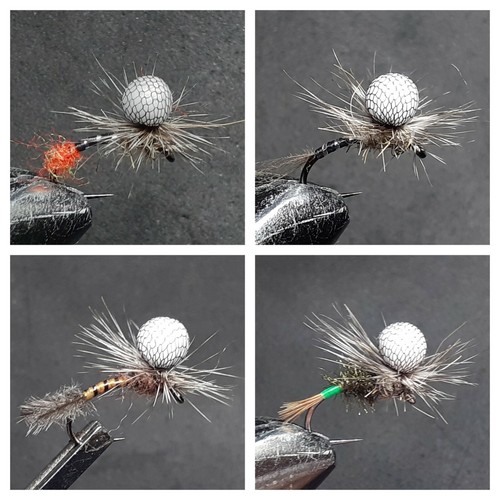 Mosche paracadute per pesca - 16,