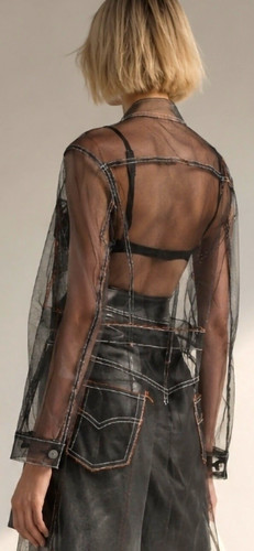Cappotto maglia nero