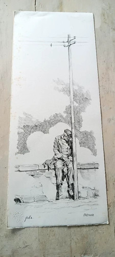 Litografia prova autore - prova,