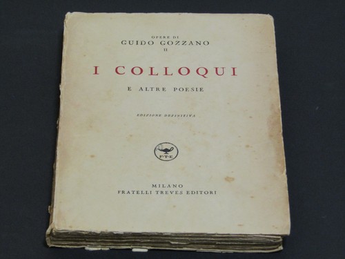 Guido gozzano colloqui e - gozzano.,