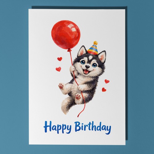 Biglietto compleanno cane - compleanno,