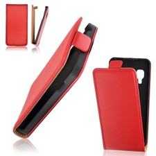 Red leather slim - pu,