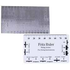  Strumento per calibro di azione per corde di chitarra, 2 pezzi, per basso