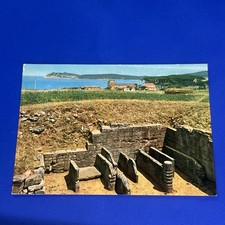 BARATTI NECROPOLI ETRUSCA TOMBA DEI LETTI FUNEBRI CARTOLINA A COLORI