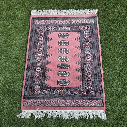 Tappeto bukhara rosa vintage - tappeto,