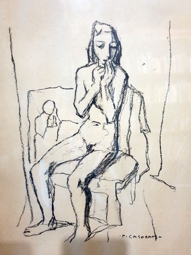 Felice casorati incisione - casorati,