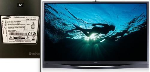 Samsung schermo ps64f8500 - tv,